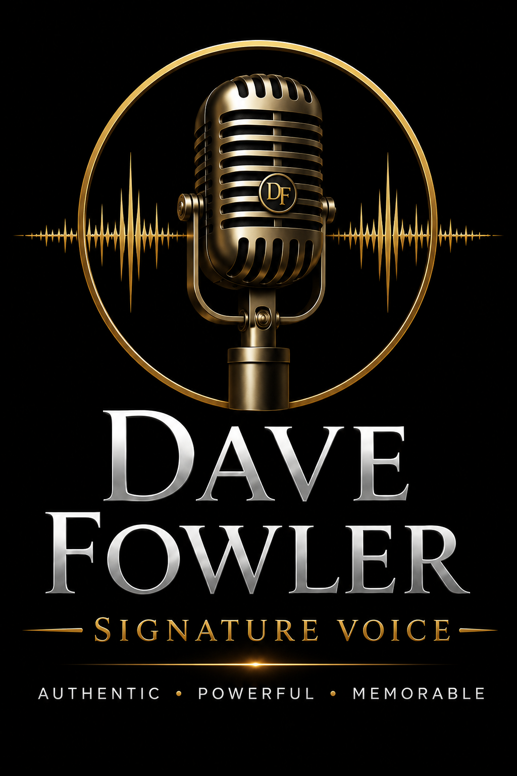 Dave Fowler Signature Voice vertical logo